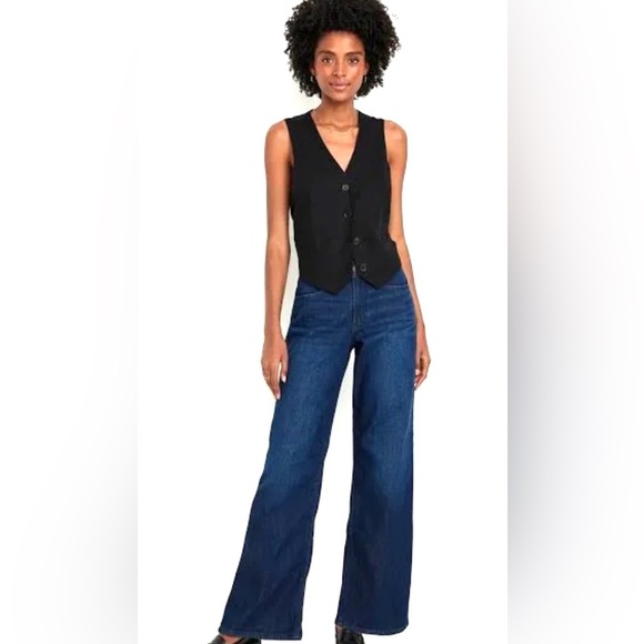 Old Navy Denim - Old Navy High-Waisted Wow Wide-Leg Jeans